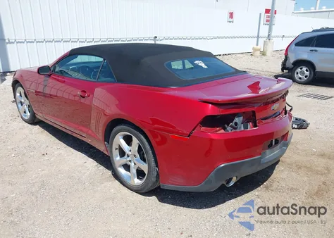 2015 Chevrolet Camaro 2Lt из США, поврежденный, VIN 2G1FF3D32F9284186
